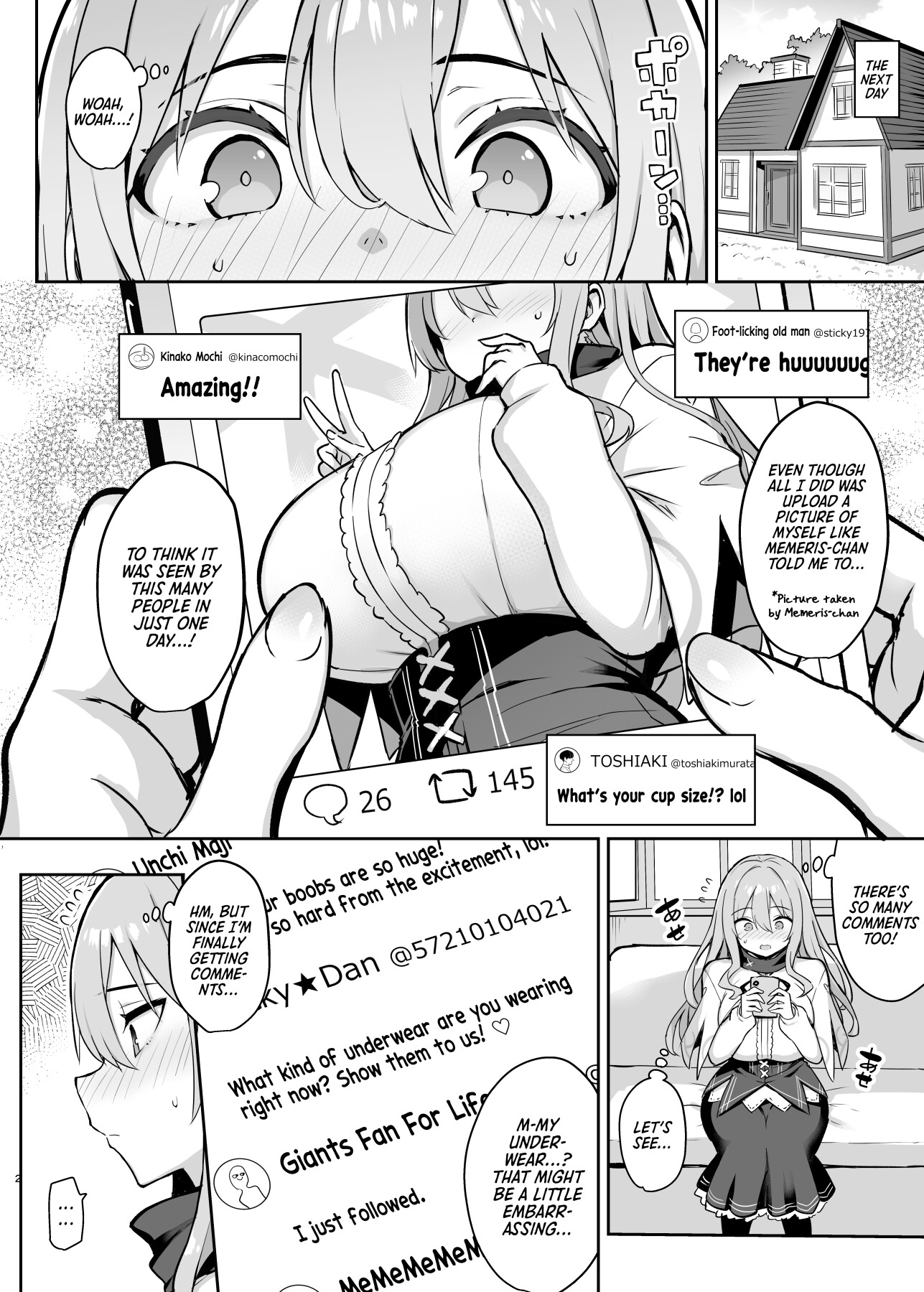 Hentai Manga Comic-The Naughty Saint Gets Hooked on Lewd Streaming-Read-3